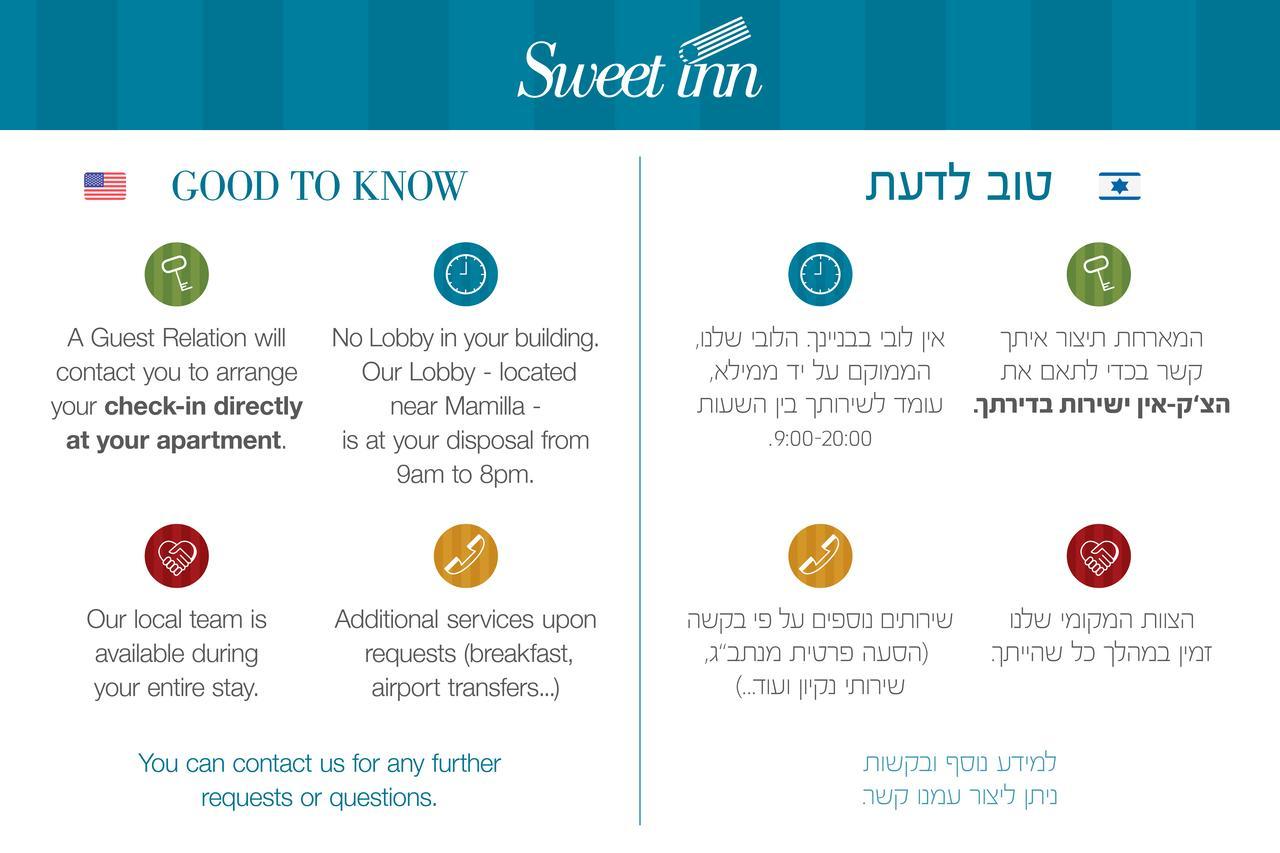 ירושלים Sweet Inn Apartment - Ramban 13 מראה חיצוני תמונה